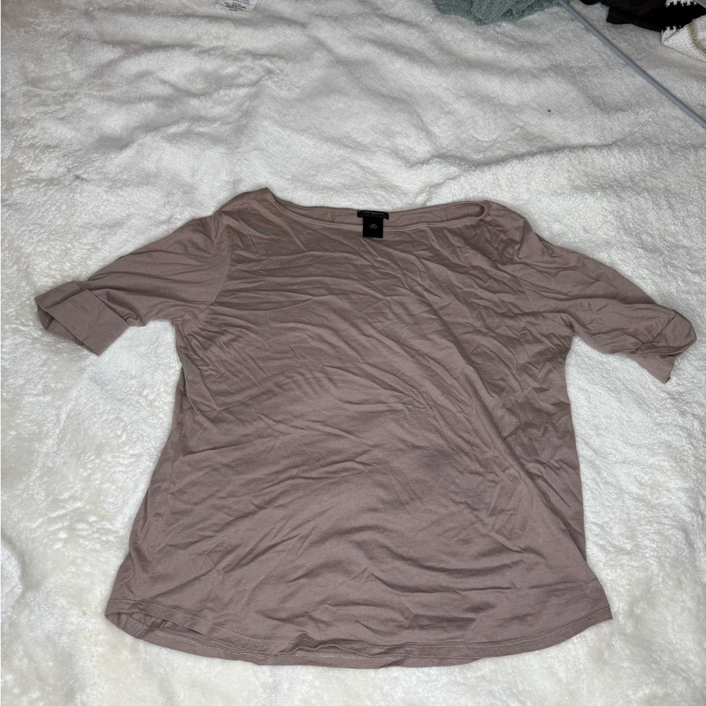 Ann Taylor Brown Shirt